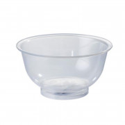 Plastic bowl transparent 1 l