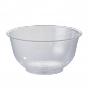 Plastic bowl transparent 4 l
