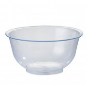 Plastic bowl transparent 8 l