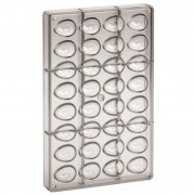 Chocolate mold egg XS, 32 pieces