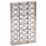 Chocolate mold egg XS, 32 pieces