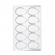 Chocolate mold egg S, 10 pieces