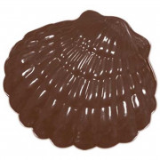 Schokoladenform Muschel, 6-teilig 