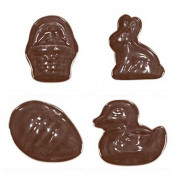 Schokoladentäfelchen Ostern-Set Mini 40 Stück