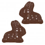 Schokoladentäfelchen Hase Klein 6 Stück