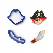 Cookie cutter set pirate and saber 2 pieces