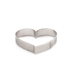 Cake ring perforated heart Ø 10 cm x 2 cm