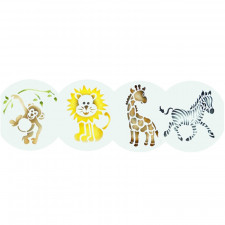 Safari Tiere Stencil für süsse und einfache Motive