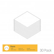 Foil for thermoformer, white, 0.5 mm, 30 pieces