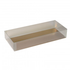 Pralinen & Macaron Verpackung transparent 20.1x8.3x3.4 cm