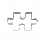 Cookie cutter puzzle piece
