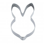 Cookie cutter bunny head rounded