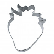 Cookie cutter strawberry