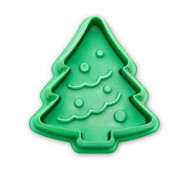 Cookie cutter with ejector fir tree