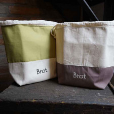 Brotbeutel Grün für lange Frischhaltung