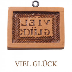 Springerle-Model Viel Glück 68 x 51 mm