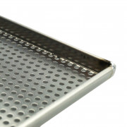 Baking tray with perforation aluminum 43 x 35 cm