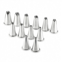 Sterntüllen-Set, 12-teilig