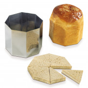 Party bread baking dish octagonal