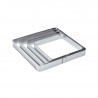Tortenring quadratisch 16 cm x 2 cm für perfekte Tartes und Wähen