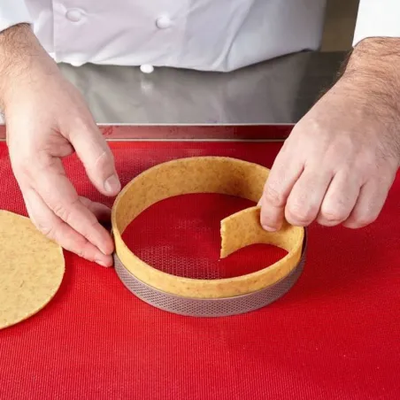 Cake ring Perforated Ø 17 cm x 2 cm for perfect tartes