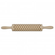 Rouleau à pâtisserie étoile 25 cm
