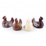 Moule à chocolat Poulet, 4 pièces