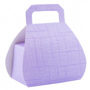 Chocolates packaging handbag purple