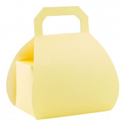 Chocolates packaging handbag yellow