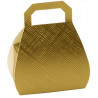 Pralinenverpackung Handtasche Gold für edel verpackte Pralinen