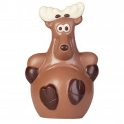 Chocolate mold sitting reindeer