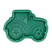Cookie cutter with ejector tractor