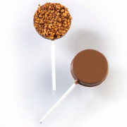 Chocolate mold Lollipop Round, 10 pieces