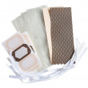 Set de pochettes cadeaux "Vanilla Diamonds", 24 pièces