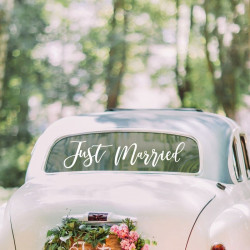 Autoaufkleber "Just Married"