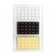 Stampo per barrette di cioccolato Classica 3 pezzi
