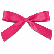 Bow with clip, fuchsia-pink
