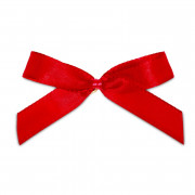 Ribbon with clip, red