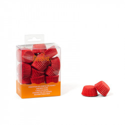 Pralinenkapseln Rot, 200 Stück