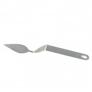 Spatula for chocolate decorations "narrow leaf" small