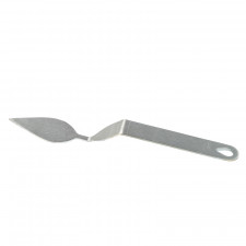 Spatule pour décorations en chocolat "feuille étroite" petite