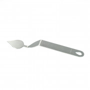Spatula for chocolate decorations "Leaf" small