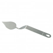 Spatula for chocolate decorations "Leaf" large