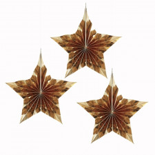 Gold star decoration