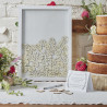 Wood guest book