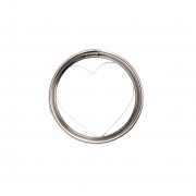 Emporte-pièce cœur anneau extérieur, 4.8 cm