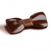 Chocolate mold men's bow tie, 12 pieces