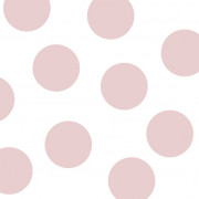 Napkins Big Dots Pink, 20 pieces