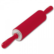 Rolling pin silicone red 25 cm