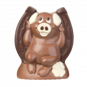 Schokoladenform Glücksschwein